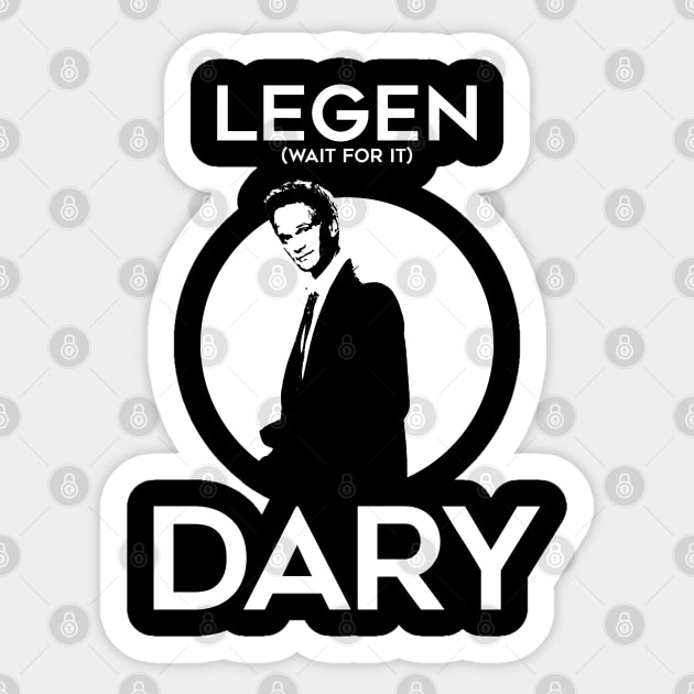 barney stinson Sticker by islandersgraphics